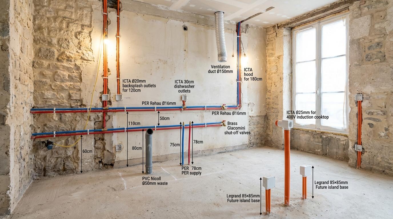 renovation appartement travaux cuisine brut paris