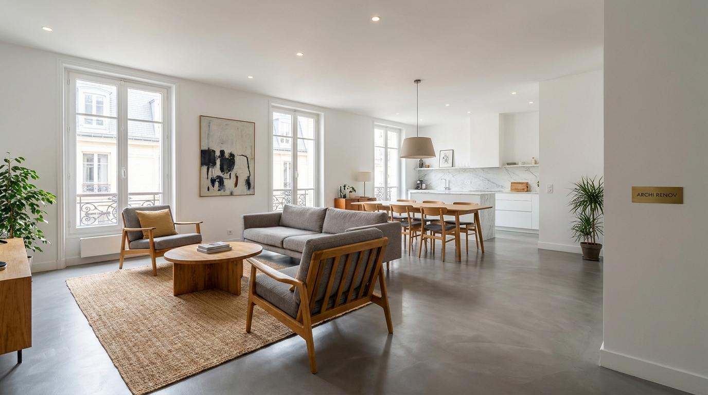 pilotage renovation appartement paris