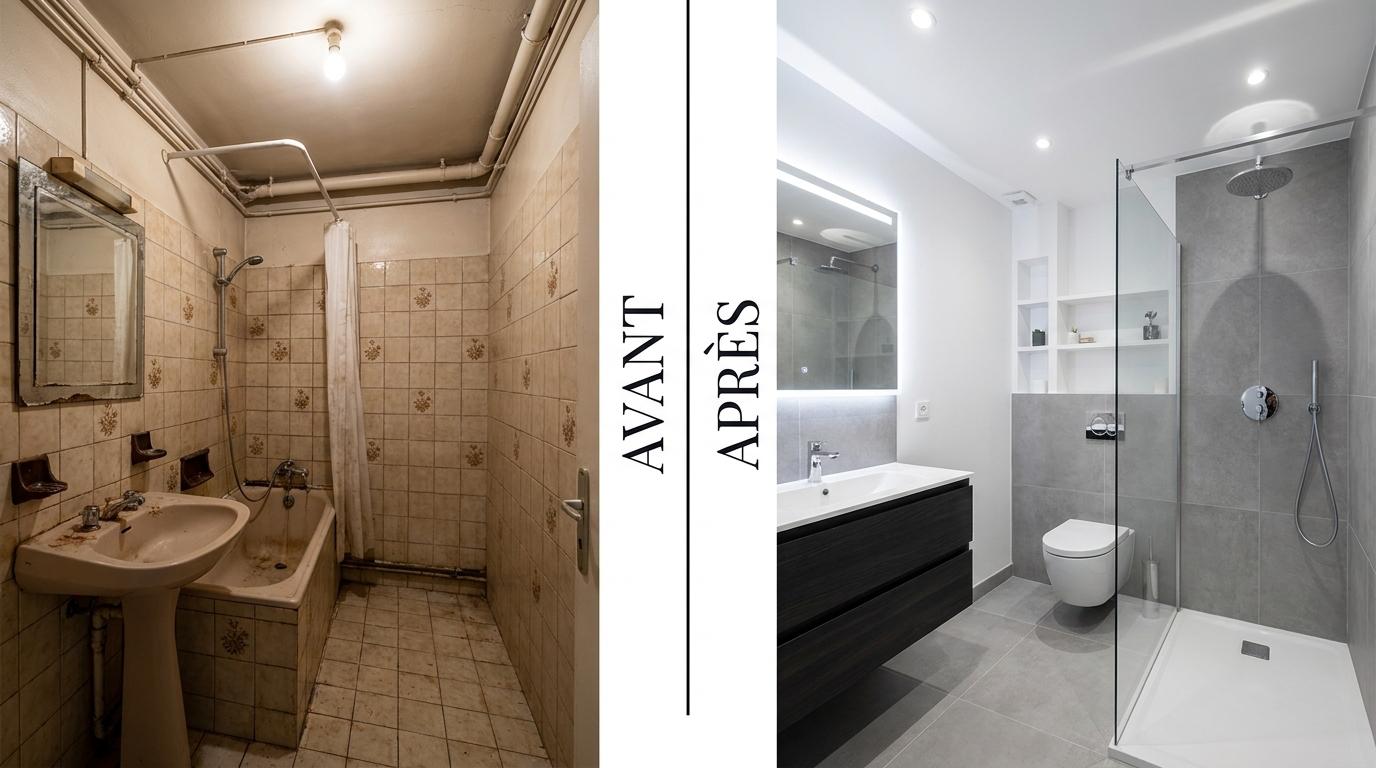 pilotage renovation salle bain paris 16