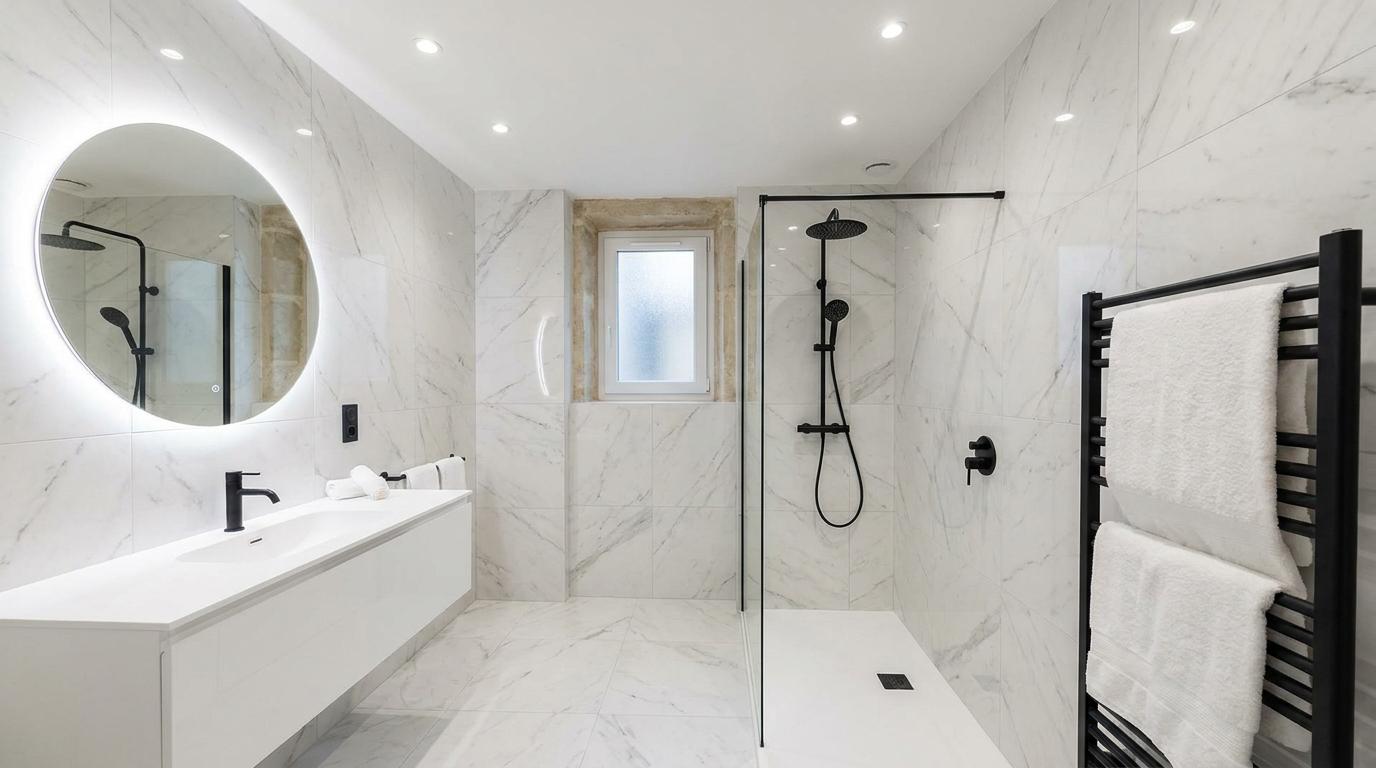 pilotage renovation salle eau moderne paris