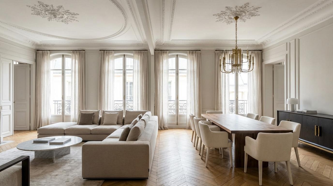 pilotage renovation salon paris 15