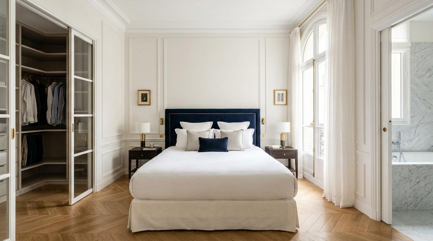 pilotage renovation suite parentale paris 16e