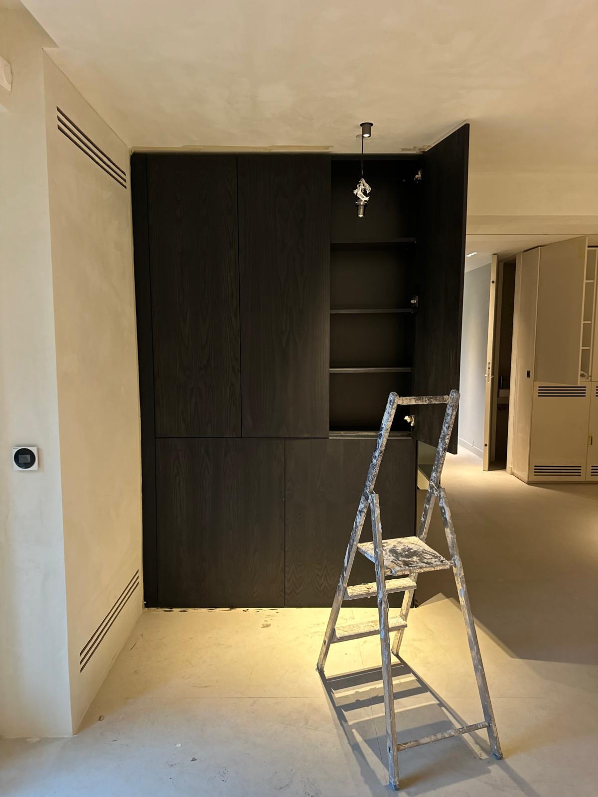 pilotage renovation menuiserie rangement appartement vincennes