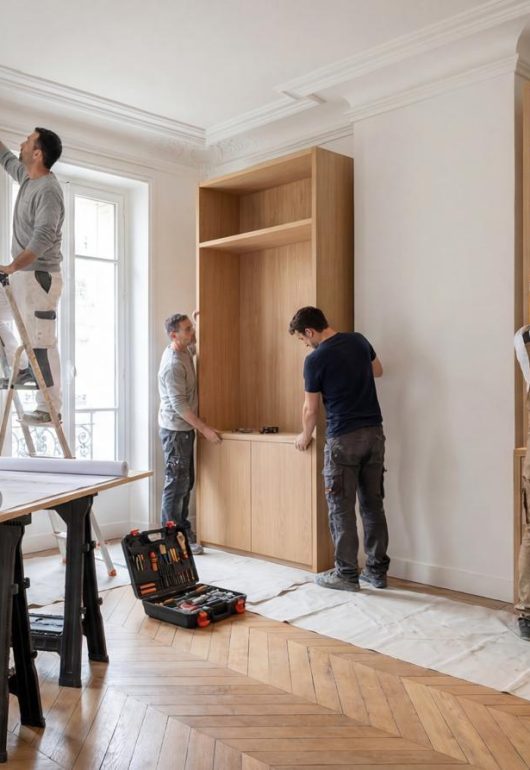 pilotage renovation menuiserie appartement